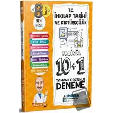 8. Sınıf LGS T.C. İnkılap Tarihi ve Atatürkçülük Tamamı Çözümlü Fasikül 10 Branş 1 Genel Deneme