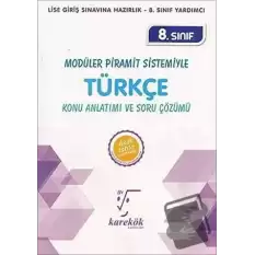 8. Sınıf Modüler Piramit Sistemiyle Türkçe Konu Anlatımı ve Soru Çözümü