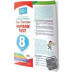 8. Sınıf Tüm Dersler Yaprak Test