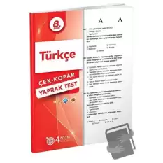 8. Sınıf Türkçe Çek-Kopar Yaprak Test