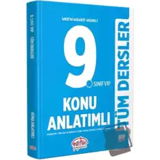 9. Sınıf VIP Tüm Dersler Konu Anlatımlı