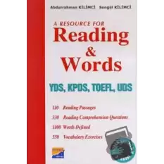 A Resource For Reading and Words YDS, KPDS, TOEFL, UDS