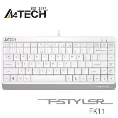 A4 Tech Fk11 Q Usb Kablolu Mm Mini Klavye Beyaz