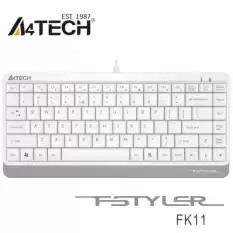 A4 Tech Fk11 Q Usb Kablolu Mm Mini Klavye Beyaz