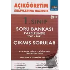 Açıköğretim Sınavlarına Hazırlık 1. Sınıf 2012