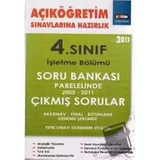 Açıköğretim Sınavlarına Hazırlık 4. Sınıf İşletme Bölümü 2012