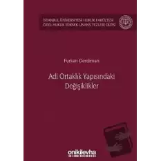 Adi Ortaklık Yapısındaki Değişiklikler