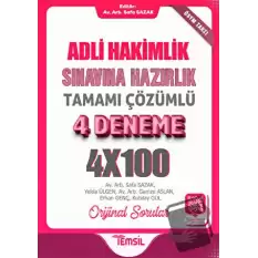 Adli Hakimlik Sınavına Hazırlık Tamamı Karekod Çözümlü 4 Deneme