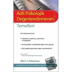 Adli Psikolojik Değerlendirmenin Temelleri