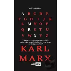 Aforizmalar - Karl Marx