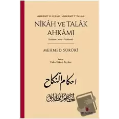 Ahkamün-nikah Ahkamüt-talak Nikah ve Talak Ahkamı