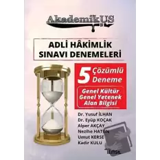 Akademikus - Adli Hakimlik Sınavı Denemeleri