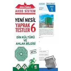 Akıllı Damla Din Kültürü Ve Ahlak Bilgisi Yeni Nesil Yaprak Testler - 6. Sınıf