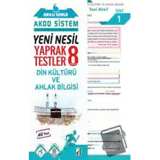 Akıllı Damla Din Kültürü Ve Ahlak Bilgisi Yeni Nesil Yaprak Testler - 8. Sınıf