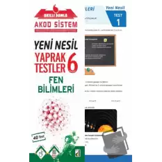 Akıllı Damla Fen Bilimleri Yeni Nesil Yaprak Testler - 6. Sınıf