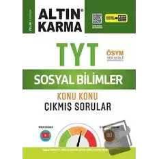 Altın Karma TYT Sosyal Bilimler Konu Konu Çıkmış Sorular