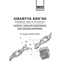 Amartya Sende Özgürlük Eşitlik ve Adalet