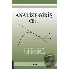 Analize Giriş Cilt 1