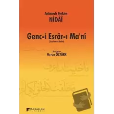 Ankaralı Hekim Nidai Genc-i Esrar-ı Mani