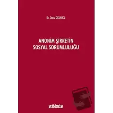 Anonim Şirketin Sosyal Sorumluluğu