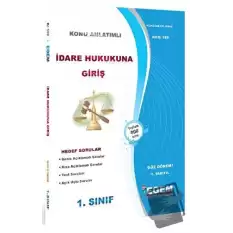 AÖF 1. Sınıf İdare Hukukuna Giriş Güz Dönemi 1. Yarıyıl Tüm Dersler Konu Anlatımlı Soru Bankası (189)