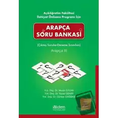 Arapça Soru Bankası 3