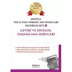 Arapça YDS (e-YDS)-Yökdil Sınavları Hazırlık Seti 3