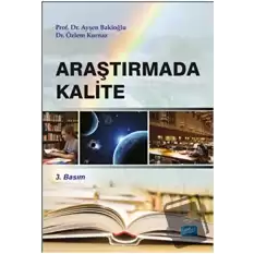 Araştırmada Kalite