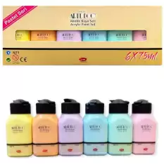 Artdeco Akrilik Boya 6X75 Ml Set Pastel Renkler Lv-Y-070I-As2