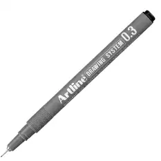Artline Çizim Kalemi 0.3 Mm Siyah Ek233 - 12li Paket