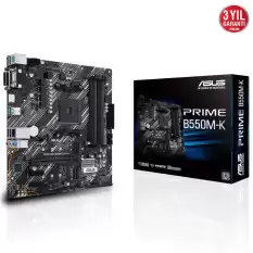 Asus Prime B550M-K Amd Am4 3.Nesil Ddr4 Vga Dvı Hdmı Anakart