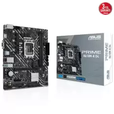 Asus Prime H610M-K D4 12.Nesil Intel H610 Soket 1700 Ddr4 3200Mhz Matx Anakart