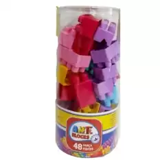 Asya Oyuncak Ant Blocks 48 Parça Pastel Renk Ant048-P