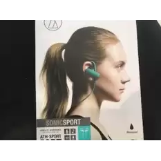 Audio-Technica Ath-Sport50Bt Bluetooth Yeşil (Waterproof) Suya Dayanıklı Kulaklık