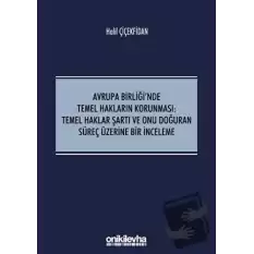 Avrupa Birliğinde Temel Hakların Korunması: Temel Haklar Şartı ve Onu Doğuran Süreç Üzerine Bir İnceleme