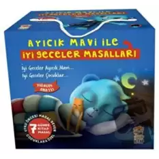 Ayıcık Mavi ile İyi Geceler Masalları Seti (7 Kitap Takım)