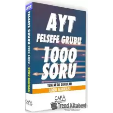 AYT Felsefe Grubu 1000 Soru Yeni Nesil Sorular - Soru Bankası