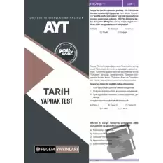 AYT Tarih Yaprak Test