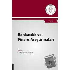 Bankacılık ve Finans Araştırmaları (AYBAK 2019 Eylül)