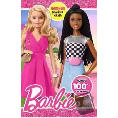 Barbie 100+ Çıkartma Hediyeli Boyama Kitabı