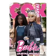 Barbie Çok Boya Çıkartmalı Dev Boyama Kitabı