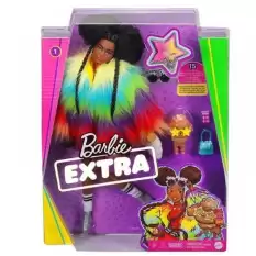 Barbie Renkli Ceketli Bebek (Extra) Gvr04
