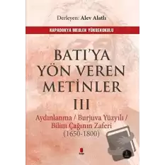 Batı’ya Yön Veren Metinler 3