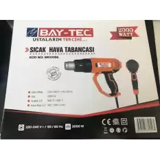 Bay-Tec Mk-0086 2000W Sıcak Hava Tabancası