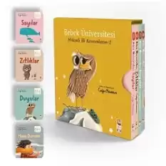 Bebek Üniversitesi 2 / Hikayeli İlk Kavramlarım Set (4 Kitap)