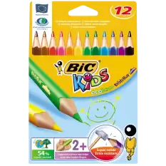 Bic Kuru Boya Evolution Üçgen Jumbo 12 Li 829735