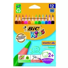 Bic Kuru Boya Evolution Üçgen Jumbo Metal Tüp  12+1 958192