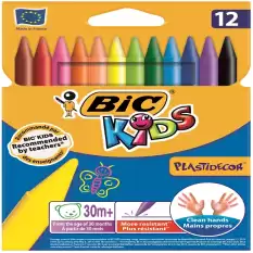 Bic Pastel Boya Plastidecor Karton Kutu 12 Li 920299