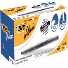 Bic Tahta Kalemi Yuvarlak Uçlu Velleda Mavi 1721 06 - 24lü Paket