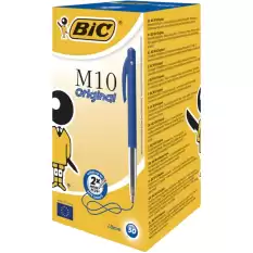 Bic Tükenmez Kalem M10 Basmalı 50 Li Mavi